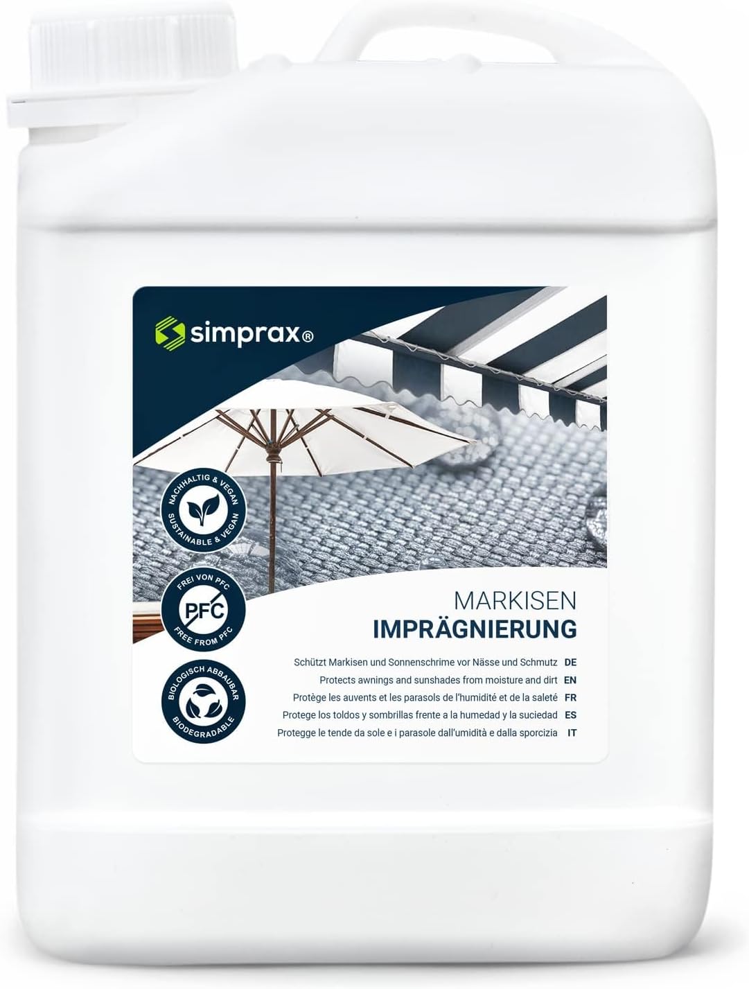 spray impermeabilizante textil para toldos